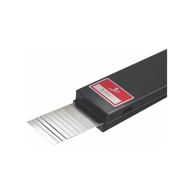 Sprawdź teraz Zestawy folii do podkładania,10 szt., 50×300 mm, stal węglowa, grubość: 0,02mm