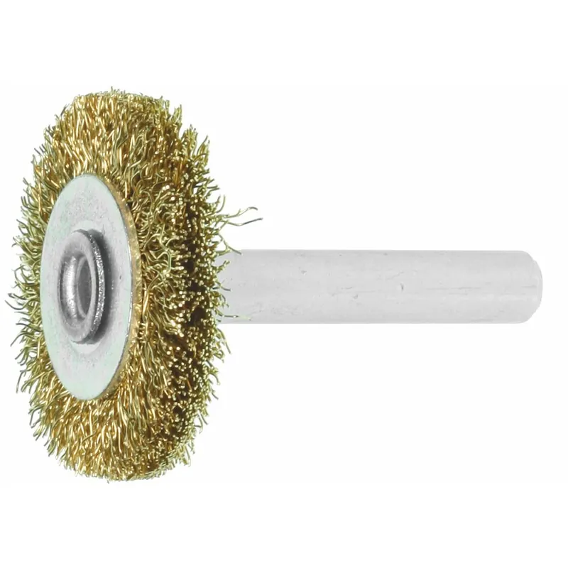 Trzpieniowe szczotki druciane drut miedziany 0,20 mm, ⌀ szczotki D1×szerokość drutu L1: 30X6mm Hit sprzedaży