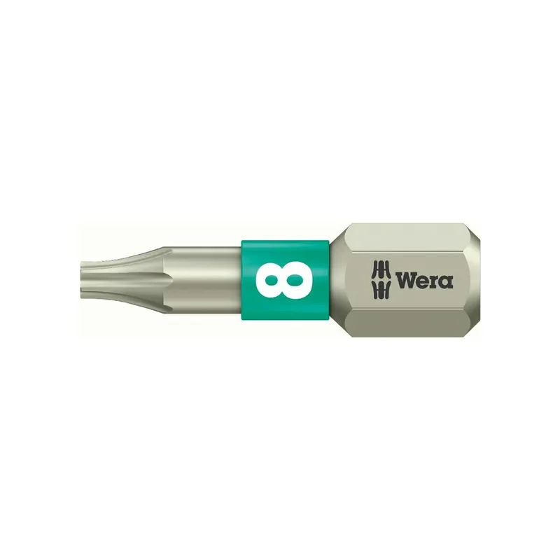Dostępne od ręki Bity do śrub Torx®, 1/4 cala C 6,3 ze stali stopowej „Stainless”,, profil Torx®: TX8