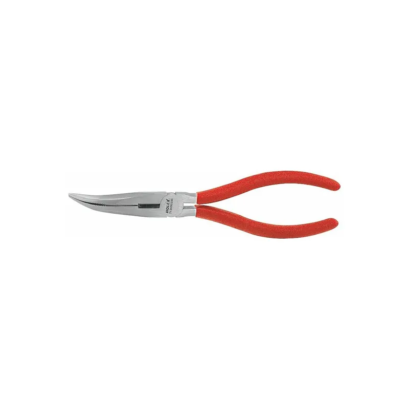 Obniżka ceny Szczypce płasko-okrągłe, odgięte, polerowane , długość całkowita: 160mm