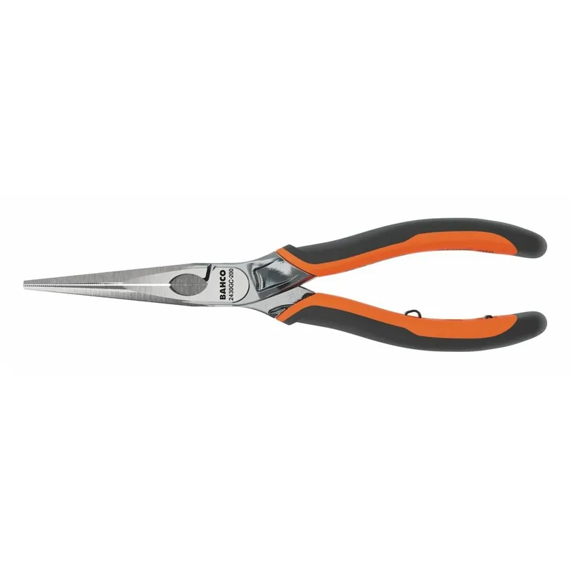 Obniżka ceny Szczypce płasko-okrągłe ERGO™ proste, chromowane, długość całkowita: 140mm