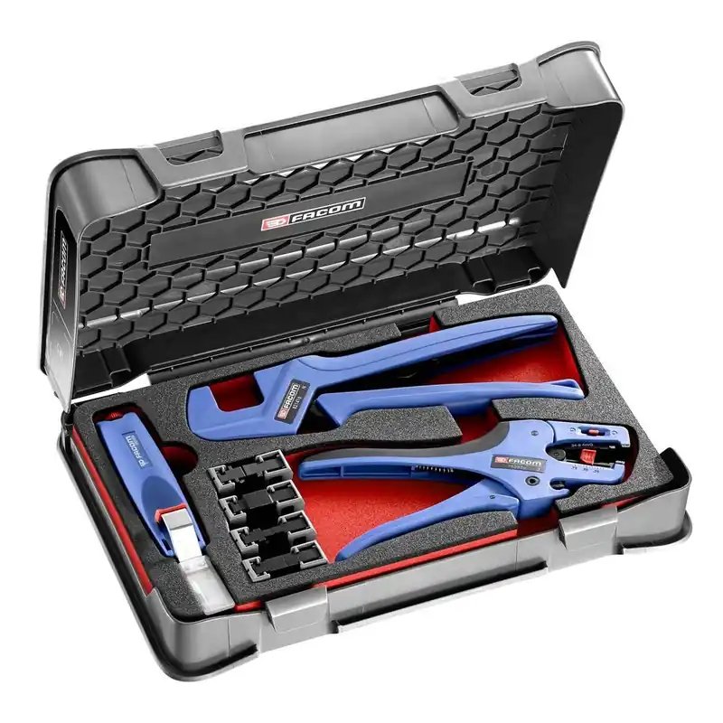 Electrician's mobile crimping pliers set Do wyczerpania zapasów