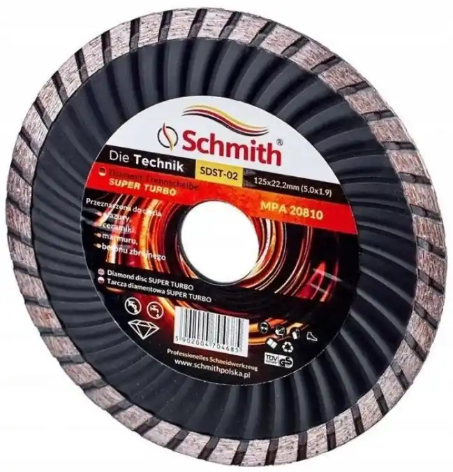 Kup online Tarcza diamentowa 115 do betonu zbrojnego glazury SCHMITH