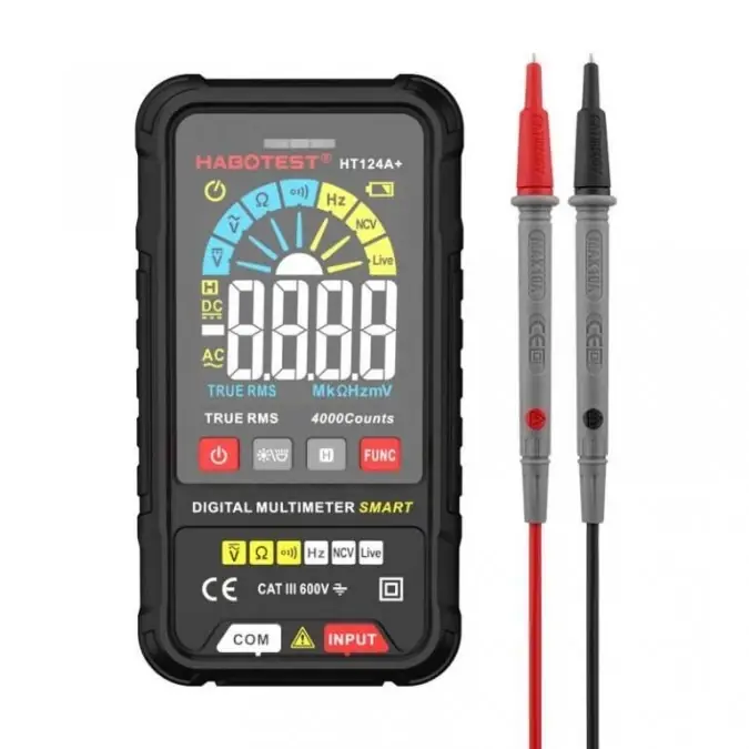 Cyfrowy multimetr uniwersalny Habotest HT124A+ Zamów teraz
