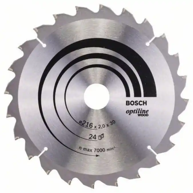 Piła tarczowa‑t optiline wood 216*2,0*30/z24 Łatwy zwrot
