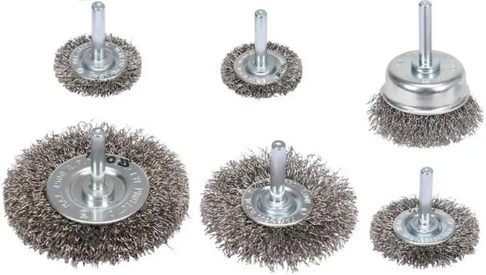 Zestaw szczotek na wiertarkę inox, 6szt. Wyprzedaż