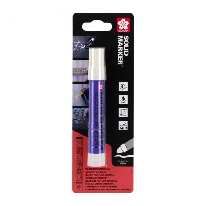 Łatwy zwrot Marker Solid biały, Sakura SKBLXSC1A