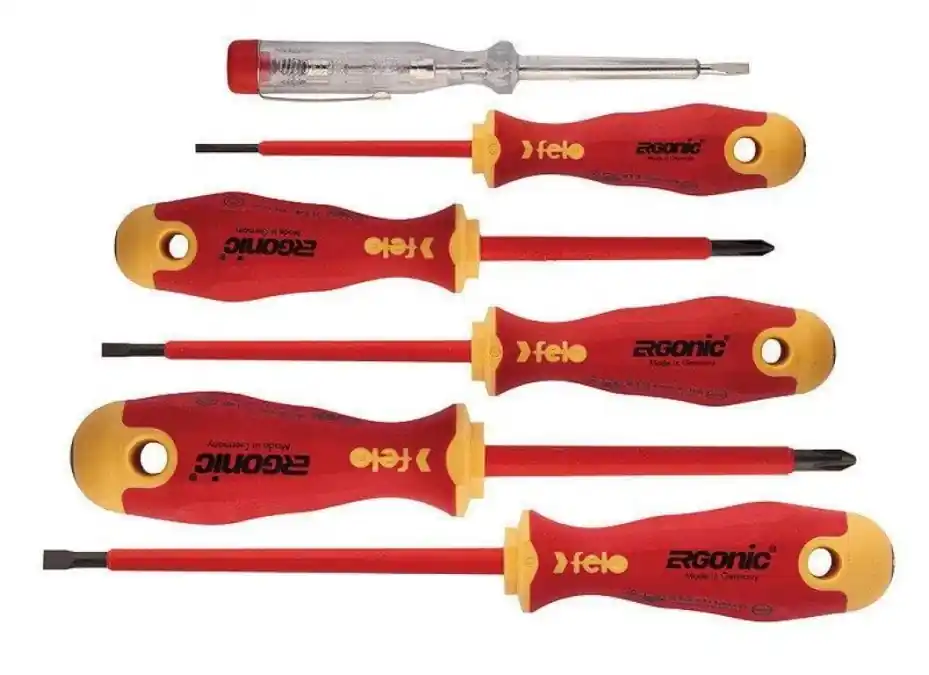 Zestaw 5 wkrętaków felo ergonic vde + próbnik Dostępne od ręki