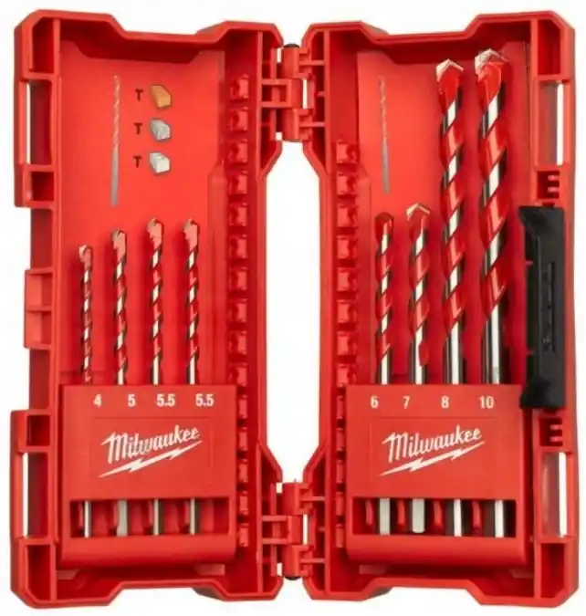 Oferta limitowana Zestaw wierteł udarowych do betonu 8szt. 4‑10mm HDB PREMIUM MILWAUKEE