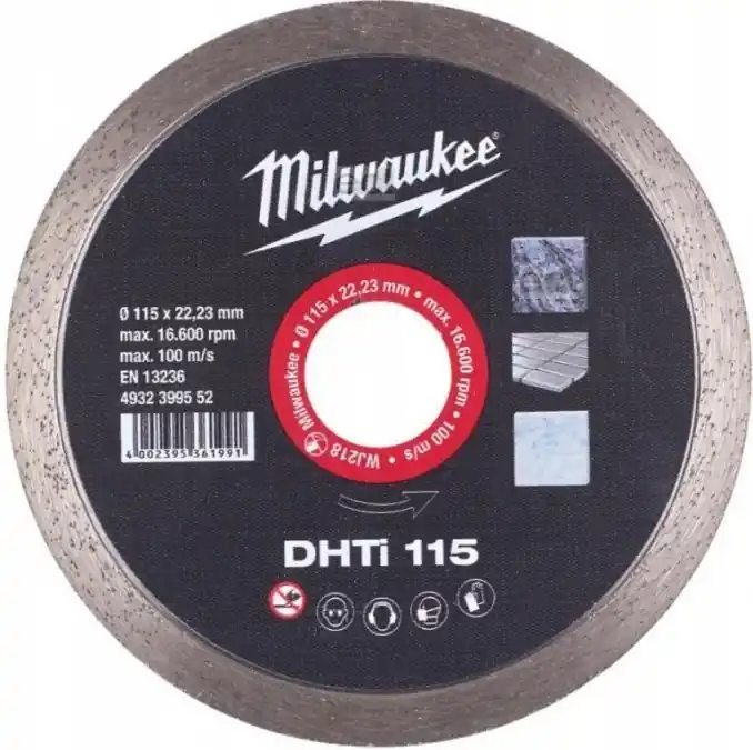 Tarcza diamentowa tnąca DHTi 115x22,2 mm MILWAUKEE Zniżka