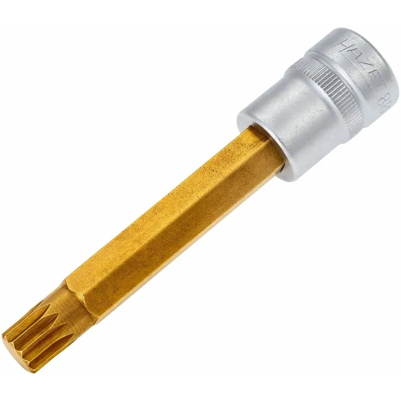 Klucz nasadowy trzpieniowy ∙ Zabierak kwadratowy drążony 3/8 cala (10 mm) ∙ Profil wielozębowy, wewnętrzny XZN ∙ Rozmiar klucza M10 Oferta limitowana