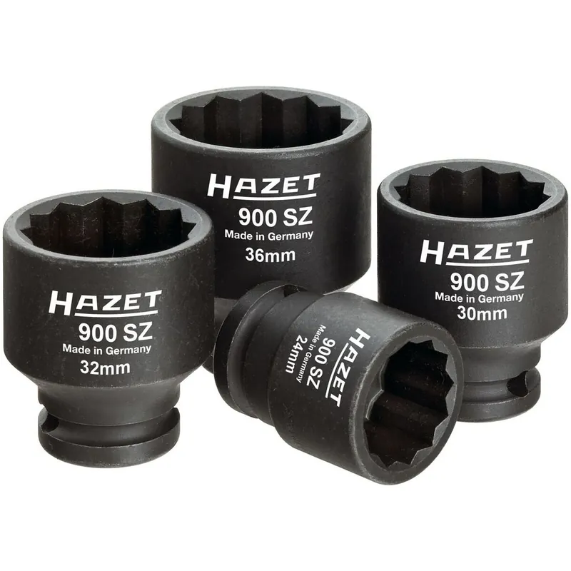 Hit cenowy Zestaw do wałów napędowych, przegubowych, półosi ∙ Zabierak kwadratowy drążony 1/2 cala (12,5 mm) ∙ Profil Traction zewnętrzny 12-kątny ∙ 4‑częściowy ∙ 24 – 36