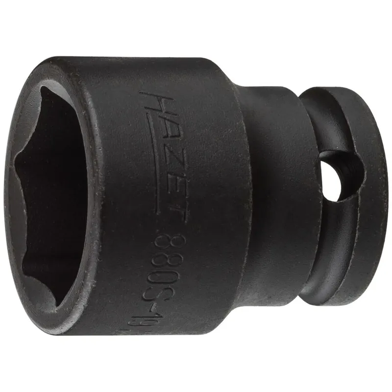 Ostatnia szansa Klucz nasadowy udarowy ∙ Zabierak kwadratowy drążony 3/8 cala (10 mm) ∙ Profil Traction z gniazdem zewnętrznym 6-kątnym ∙ Rozmiar klucza 19 mm