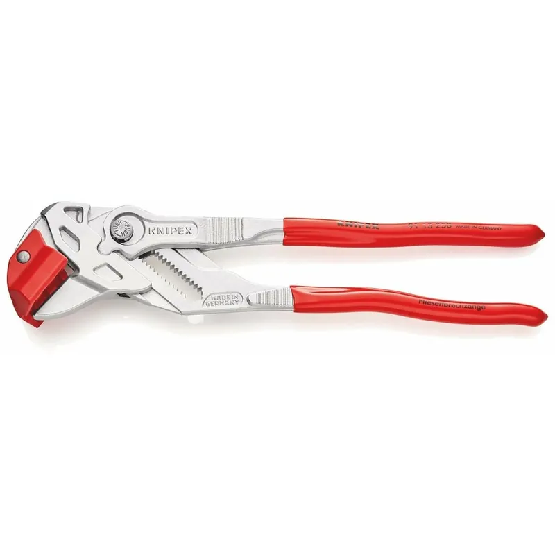 Wyjątkowa oferta KNIPEX 91 13 250 Obcęgi do łamania glazury z tworzywa sztucznego, powlekane chromowane 250 mm