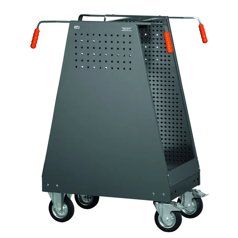 Oferta limitowana Wózek transportowy CNC z kółkami gumowymi pełnymi, szerokość użytkowa: 452mm