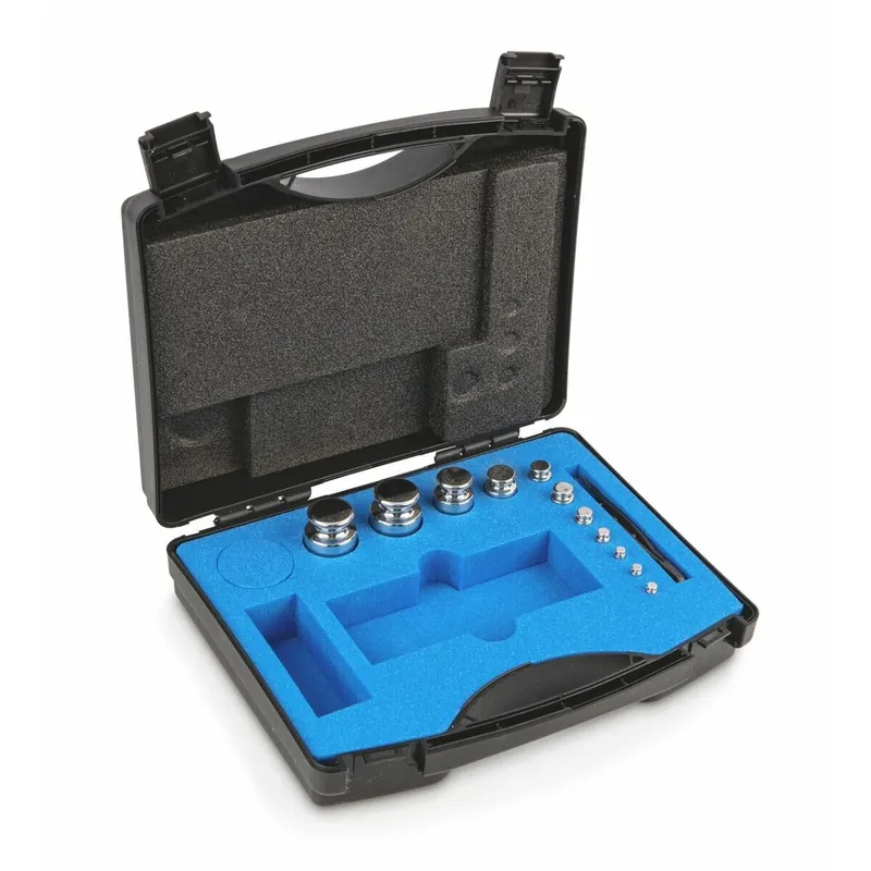 Set of weights 326-044, OIML Class F1, Nominal value 1 g; 200 g, Eco Shape, Stainless Steelpolished Premium