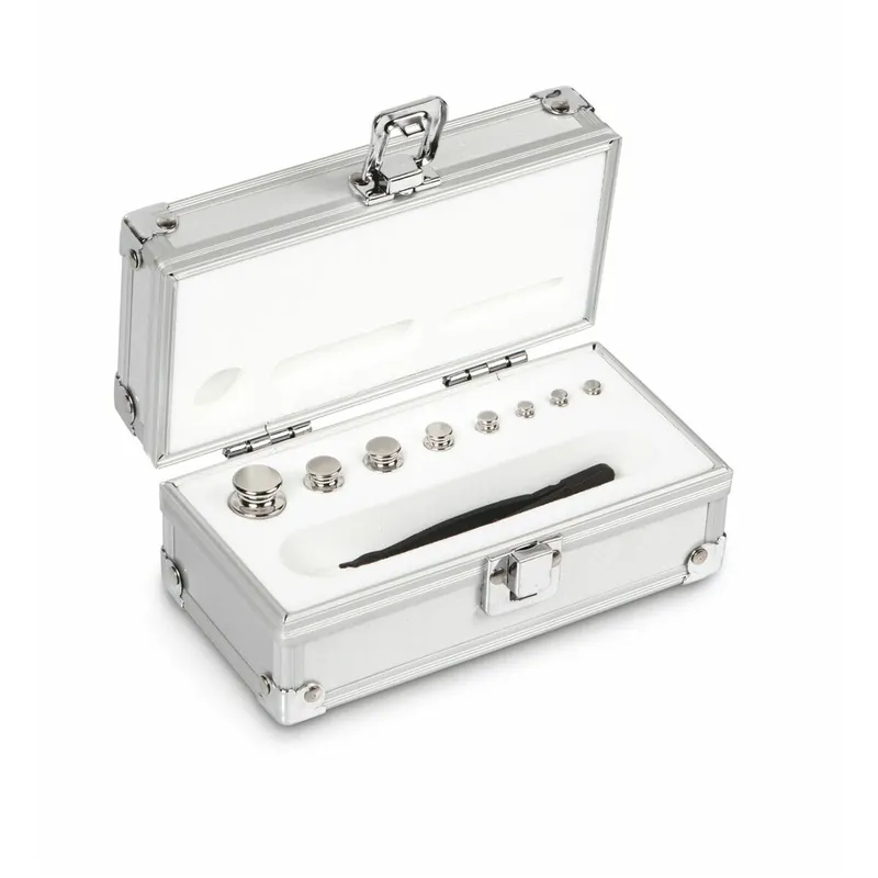 Set of weights 314-026, OIML Class E2, Nominal value 1 g; 50 g, Button, Stainless Steelpolished Darmowy zwrot