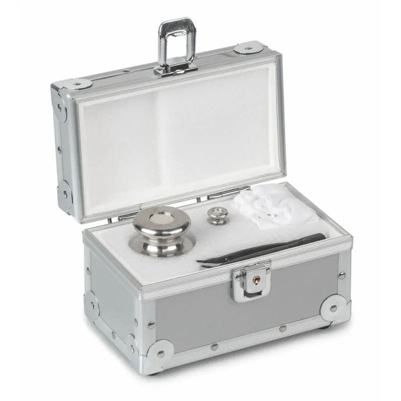 Wood weight case 315-080-100, for nominal values universal -5kg, for classes E1+E2+F1, for design Button/compact Do wyczerpania zapasów
