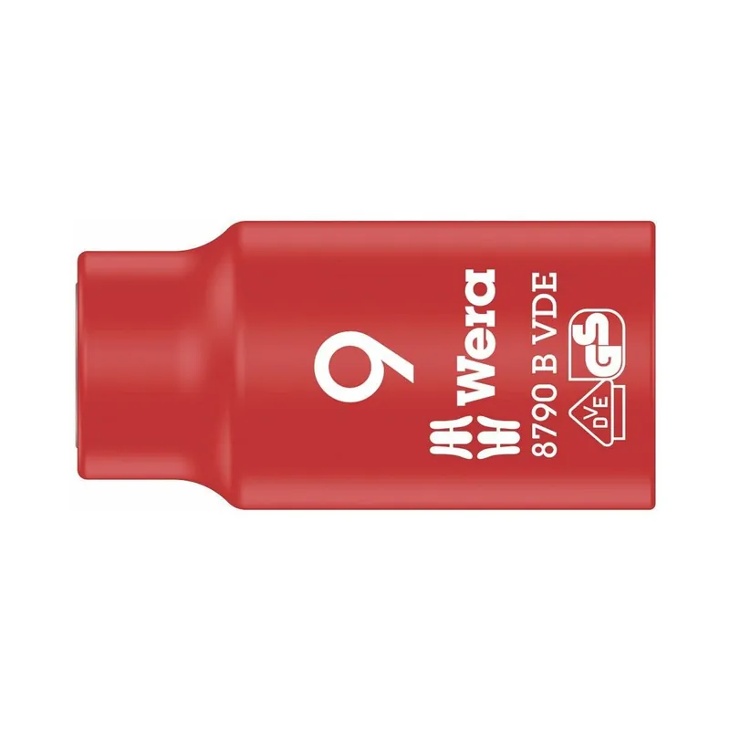 Dodaj do koszyka 8790 B VDE Końcówka wymienna klucza nasadowego Zyklop, izolowana, 3/8″, 9 x 46 mm