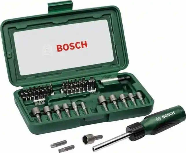 Bosch Zestaw bitów z wkrętakiem 46 części 2607019504 Szybka dostawa