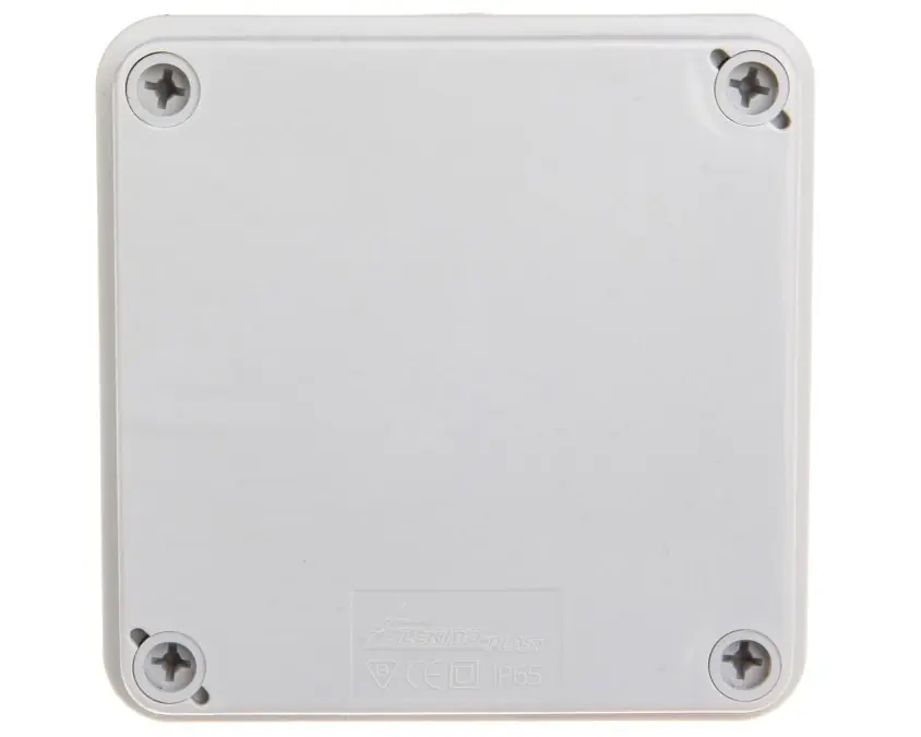 Puszka hermetyczna natynkowa 108x108x56mm IP65 szara PH‑1A.1 28.11 Nowość