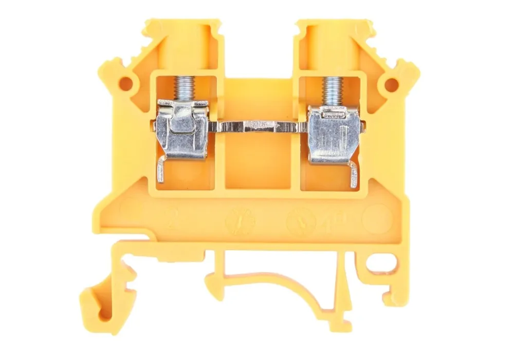 Złączka szynowa 2‑przewodowa 4mm2 żółta NOWA ZSG 1‑4.0Nz 11321314 Promocja