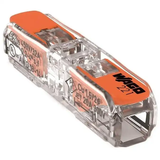 Zamów teraz Szybkozłączka przelotowa 2x0,2‑4mm2 Inline 221‑2411