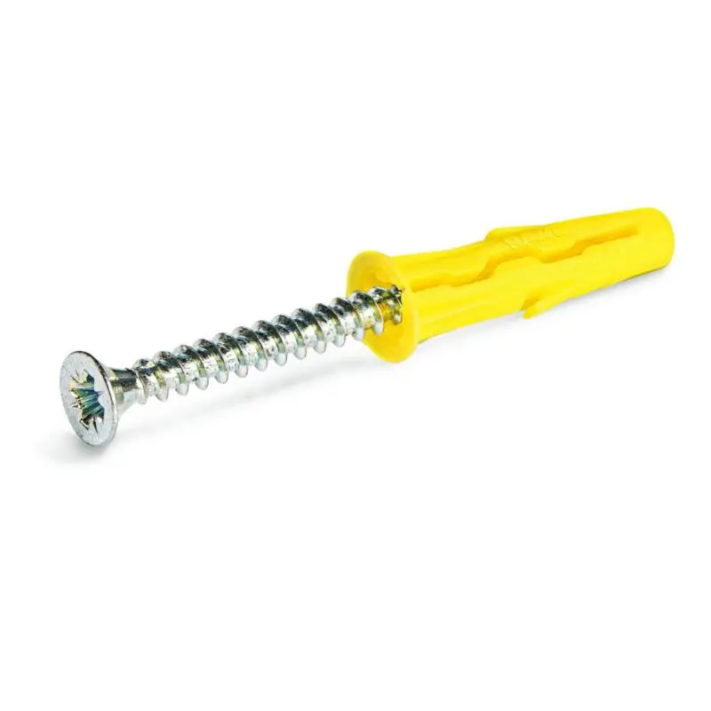 Taniej UNO® Kołek uniwersalny 5x24 mm z wkrętem 3,5x30 mm - opakowanie plastikowe - 100 szt. RAWLPLUG