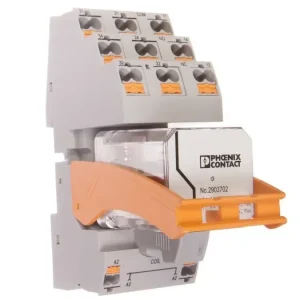 Przekaźnik interfejsowy z zaciskami push‑in 3P 10A 24V DC RIF‑4‑RPT‑LDP‑24DC/3X21 2903278 /5szt./ Nowy