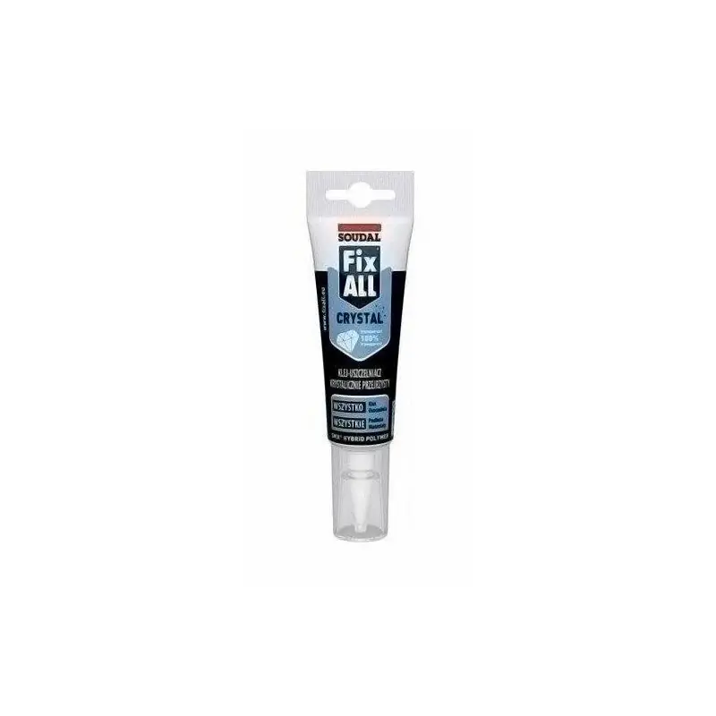 Nowy Klej montażowy Fix-All Crystal 125ml Soudal bezbarwny