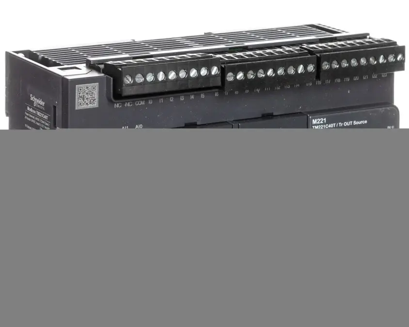 Wyjątkowa oferta Sterownik programowalny 40 I/O PNP tranzystorowe Modicon M221‑40I/O TM221C40T
