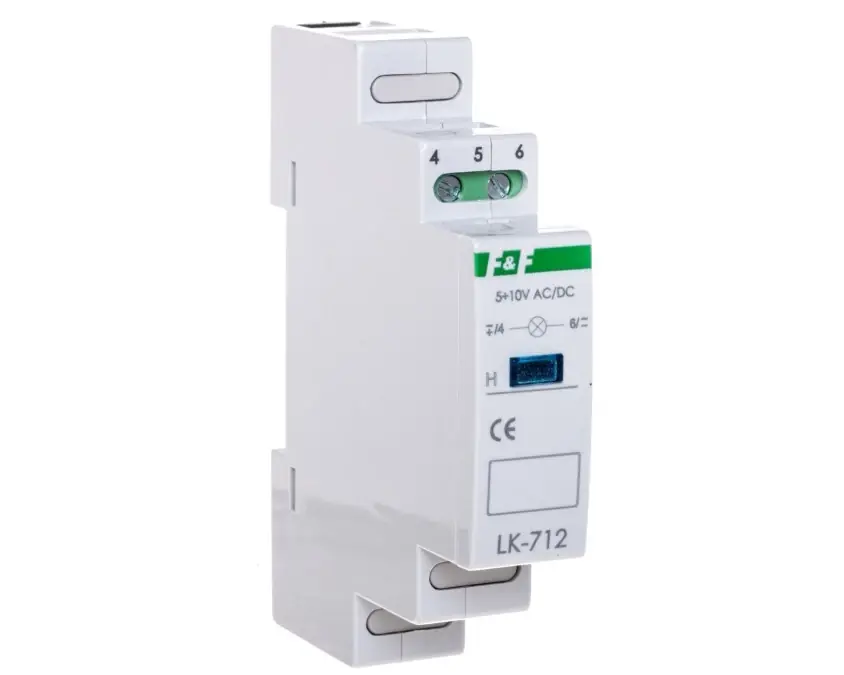 Bezpieczne zakupy Lampka modułowa 1‑fazowa niebieska LK‑712B‑5‑10V