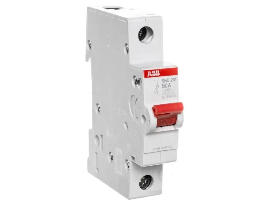 Wysoka jakość Rozłącznik modułowy 50A 1P SHD201/50 2CDD271111R0050