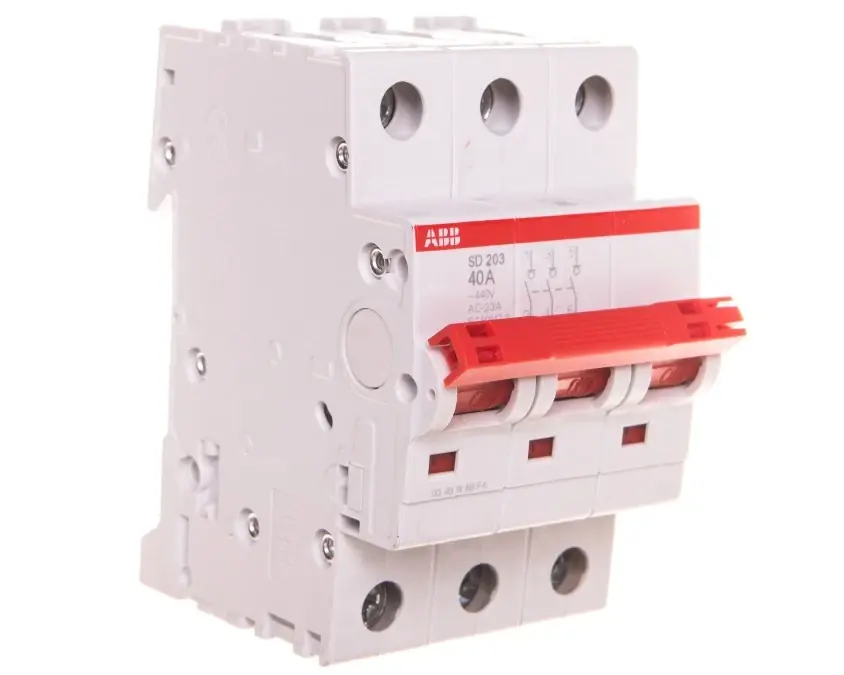 Ostatnia szansa Rozłącznik modułowy 40A 3P SD203/40 2CDD283101R0040