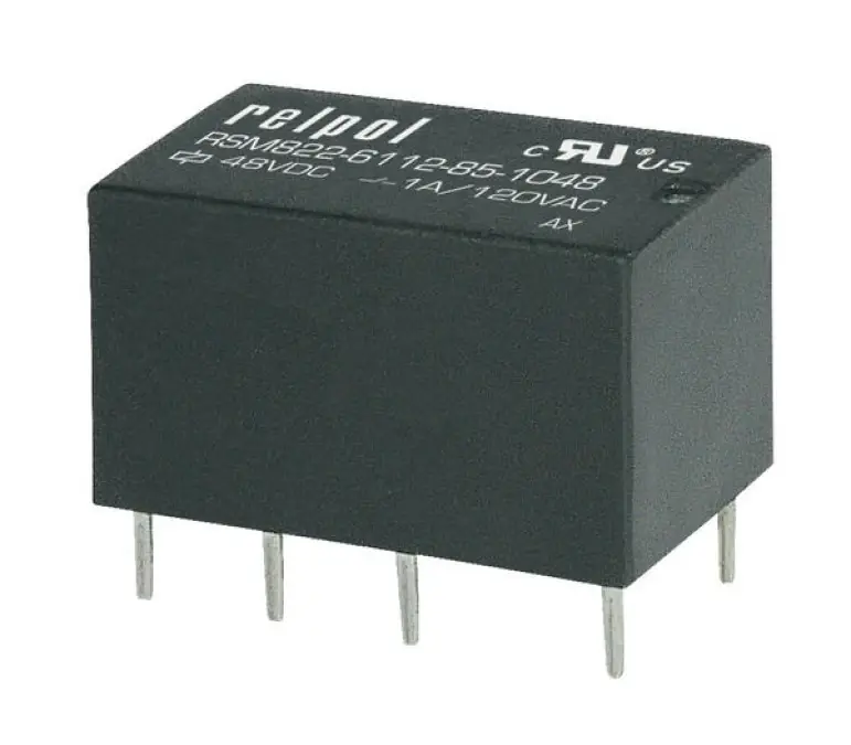 Przekaźnik subminiaturowy 2P 12V DC 2A/24V DC cewka czuła RSM822‑6112‑85‑S012 2611734 Hit cenowy