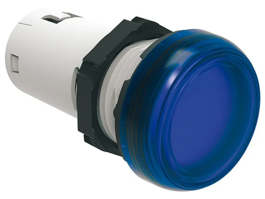 Lampka sygnalizacyjna LED jednoczęściowa niebieska 12VAC/DC LPMLA6 Nie przegap
