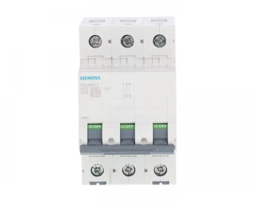 Wyłącznik nadprądowy 3P C 25A 10kA AC 5SL4325‑7 Cena promocyjna