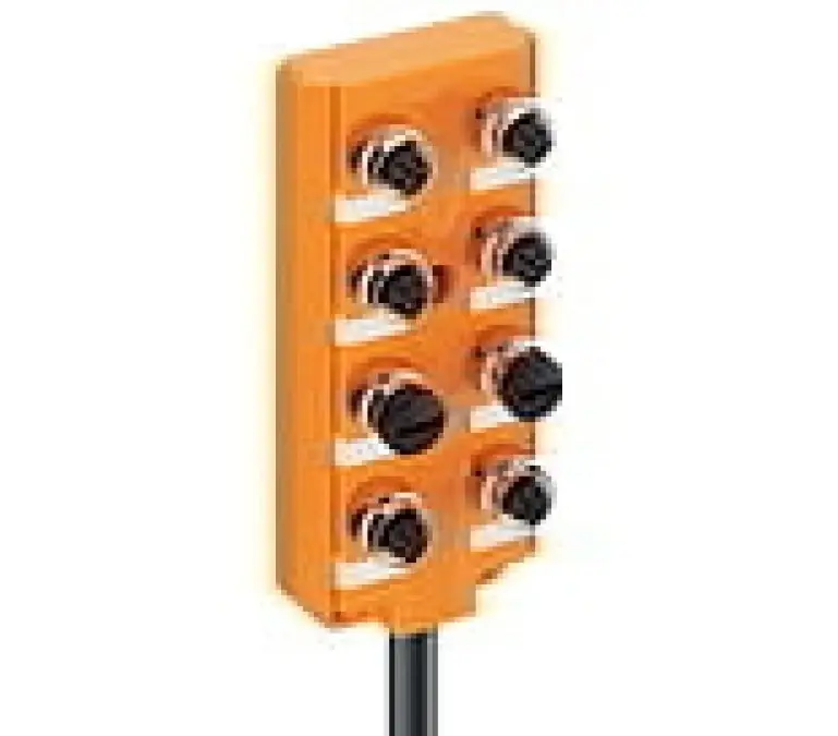 Bestseller Koncentrator aktuator/sensor górne porty 8‑portowy gniazda M12 4‑PINowe ASB 8 5‑4‑331/10 M