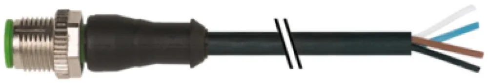 Oferta Konektor M12 męski prosty z wolnym końcem przewodów 3m 7000‑12021‑6140300