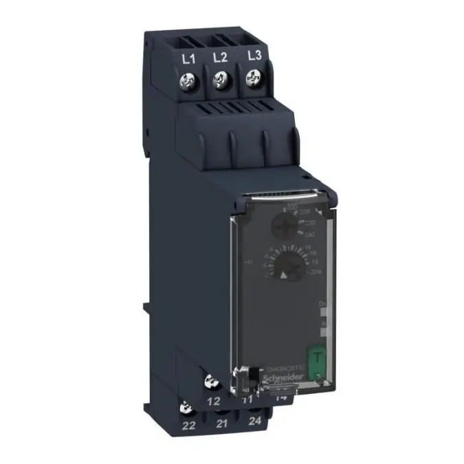 Taniej Zelio Control Przekaźnik kontroli 3 fazowy, 200/240V AC, 2C/O RM22TU21