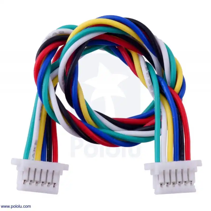 Przewód żeńsko-żeński z wtykiem JST-SH 6-pin 25cm Obniżka ceny