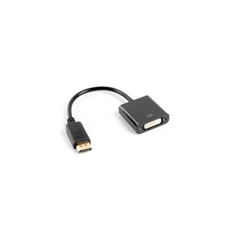 Popularny Adapter DisplayPort 1.2(M) - DVI‑I(F) 24+5 - Langberg AD-0007-BK