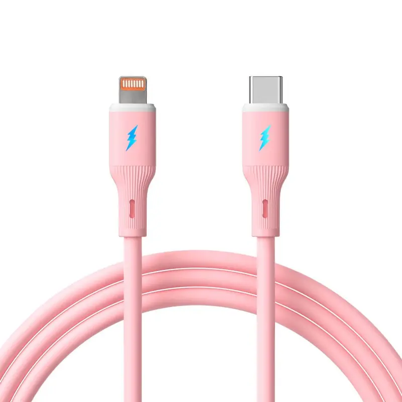 Kabel USB Akyga AK-USB-71 USB-C / Lightning 2.0 1m 30W-róż. Ekspresowa dostawa