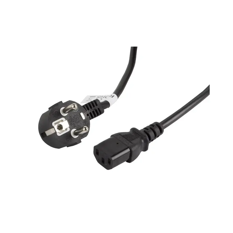 Kabel zasilający CEE7/7 - IEC320 C13 3m VDE czarny - Lanberg CA-C13C-11CC-0030-BK Zniżka
