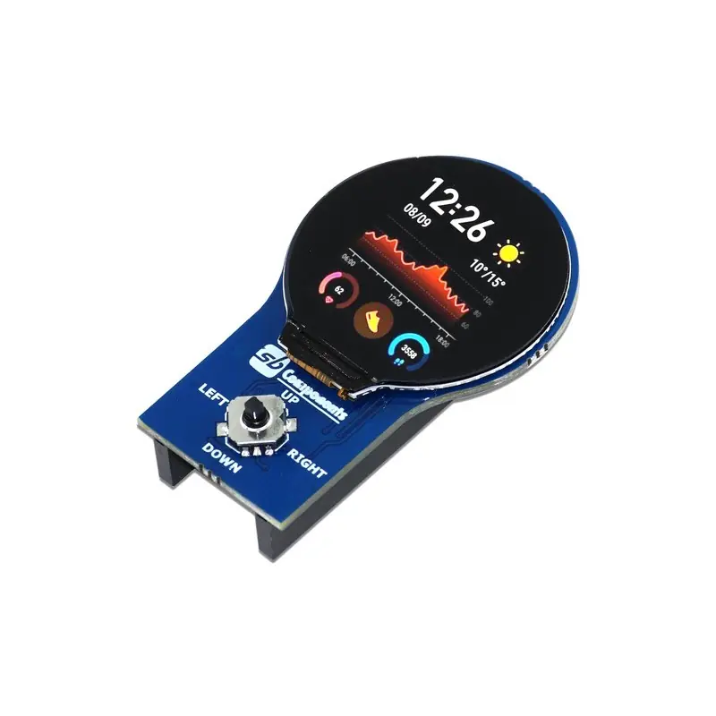 Bestseller 1.28” Round LCD HAT - moduł z okrągłym wyświetlaczem LCD IPS 1,28" 240x240 dla Raspberry Pi Pico