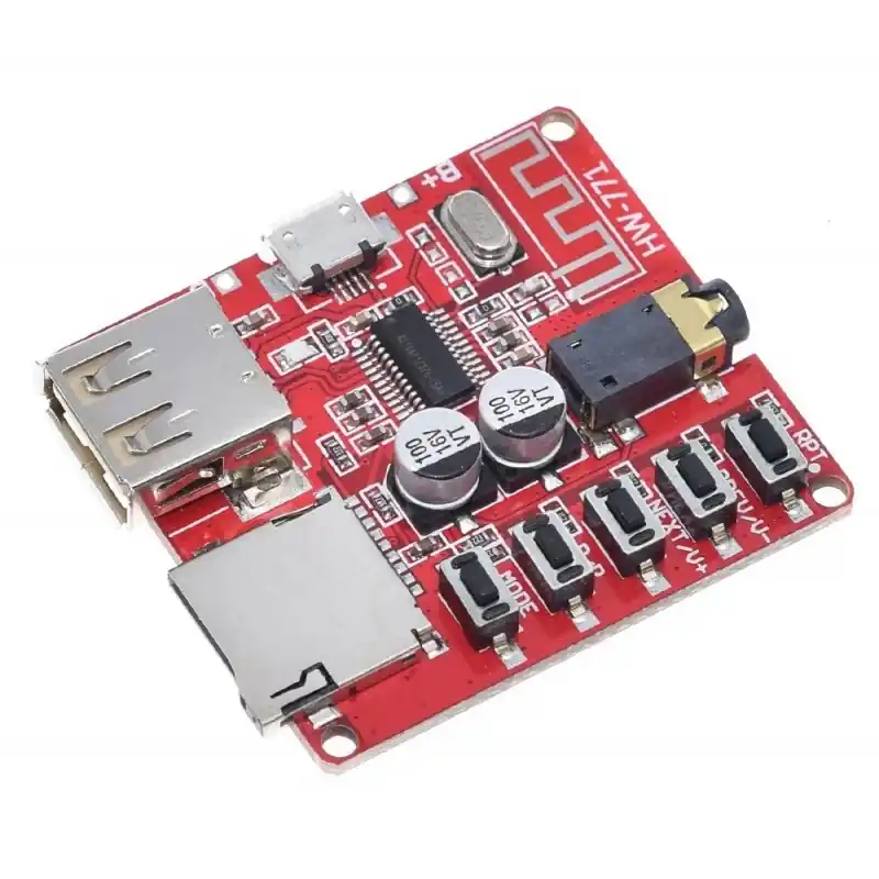 Premium Moduł Audio Bluetooth 4.1 i MP3 z gniazdem Jack - odbiornik audio z odtwarzaczem USB/microSD