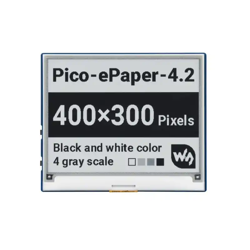 Niska cena Moduł e-Paper Pico 4,2" E-Ink 400x300 do Raspberry Pi Pico - Waveshare 20344