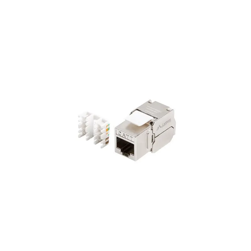 Łącznik keystone RJ45 Cat7 FTP 180° beznarzędziowy - Lanberg KSF7-2000 Szybka wysyłka
