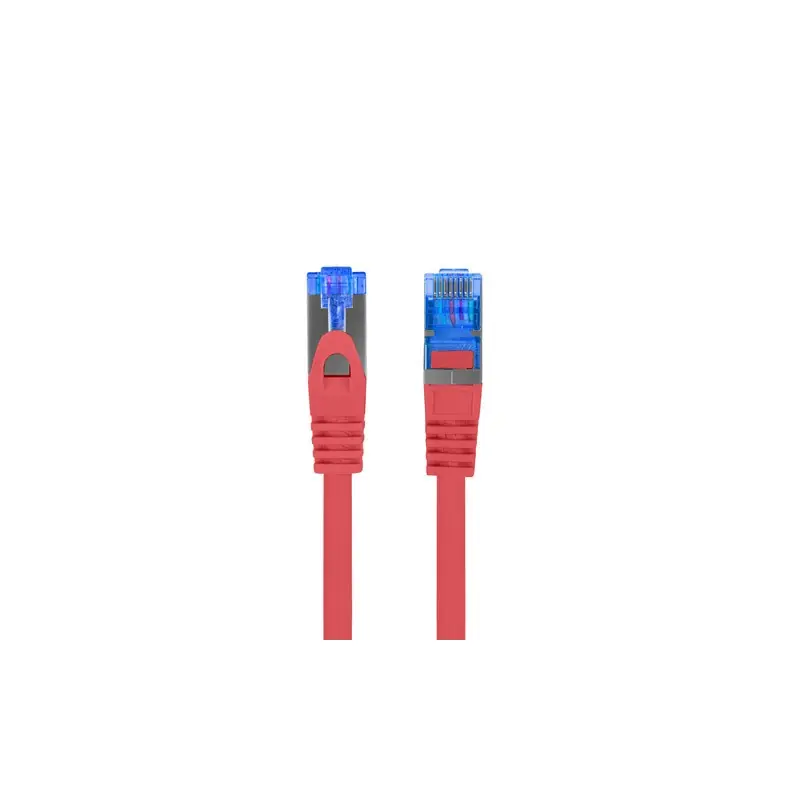 Kup online Patchcord - przewód sieciowy Ethernet 1.5m kat.6A S/FTP, czerwony, Lanberg