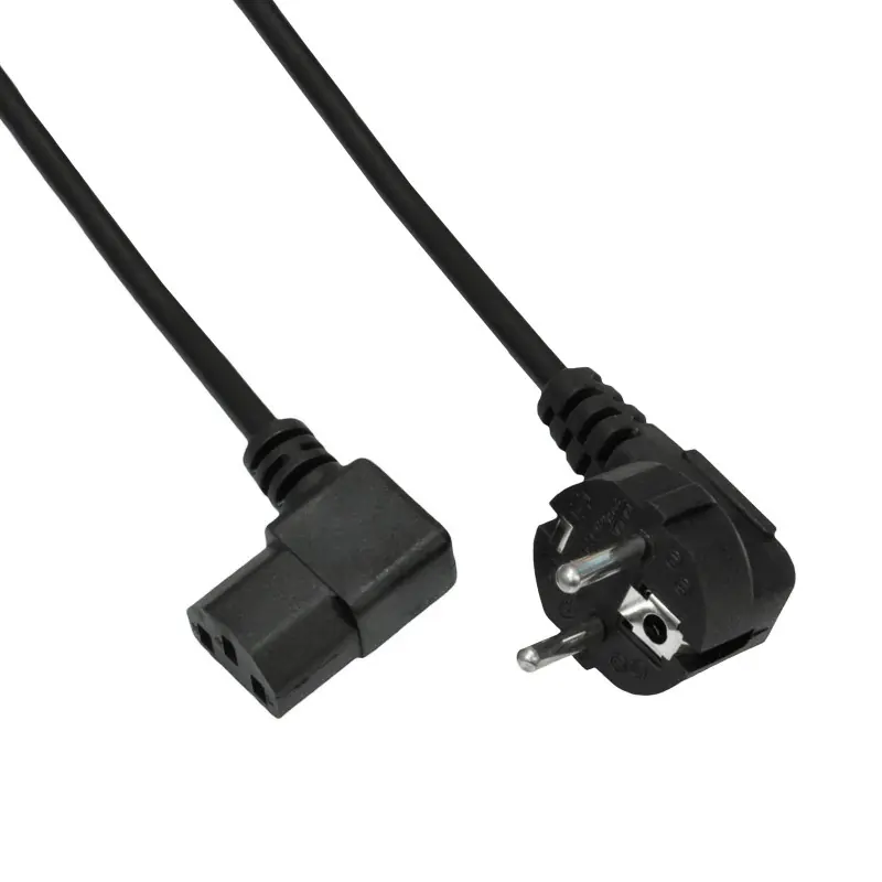 Kabel zasilający Akyga AK-PC-02C CU CEE 7/7 / IEC C13 1.5m Ograniczona ilość